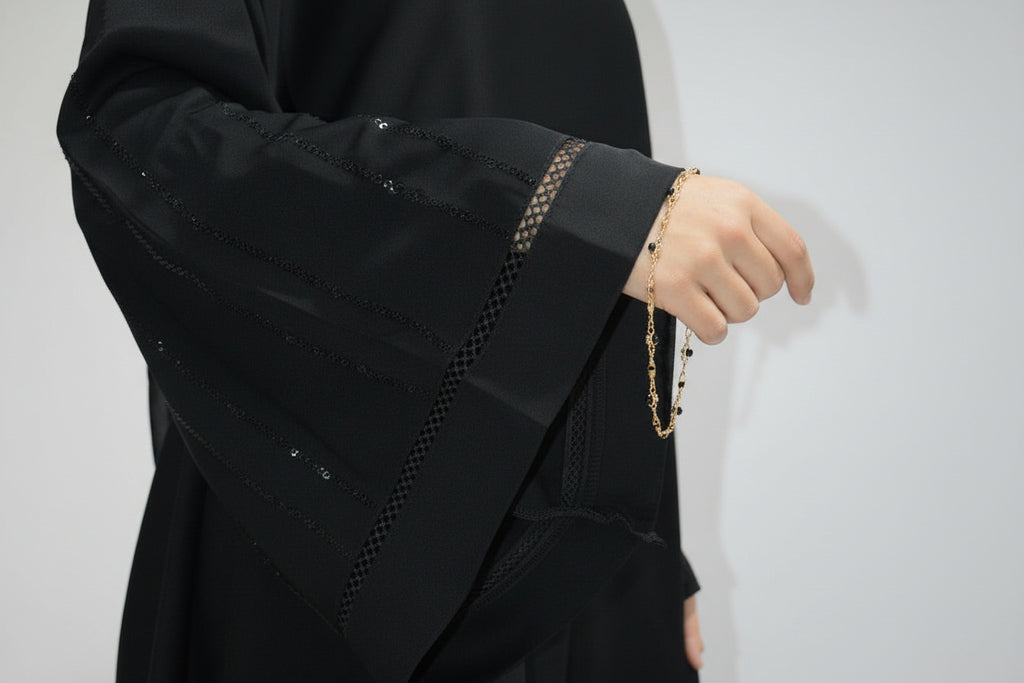LAST ONE Sophia abaya in black