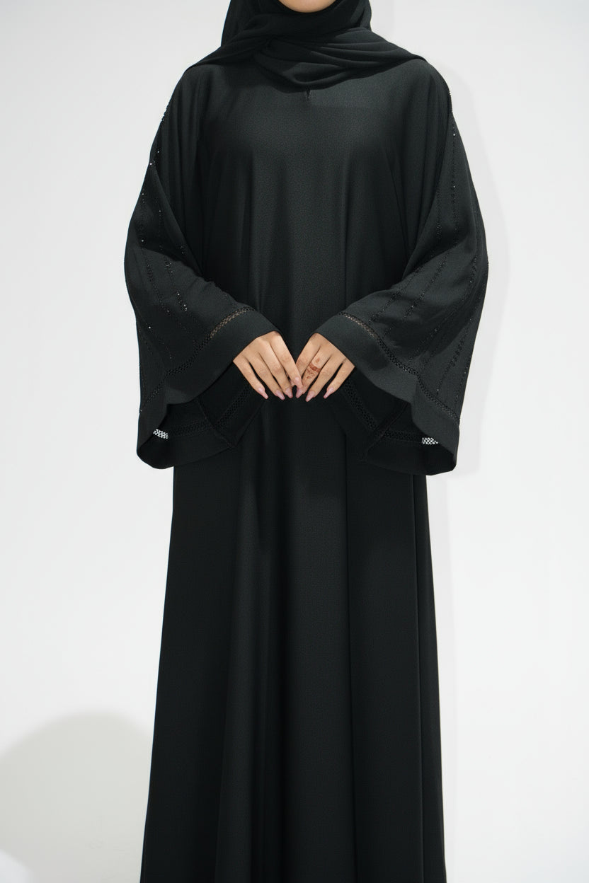 LAST ONE Sophia abaya in black