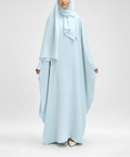 Bleu pastel Abaya