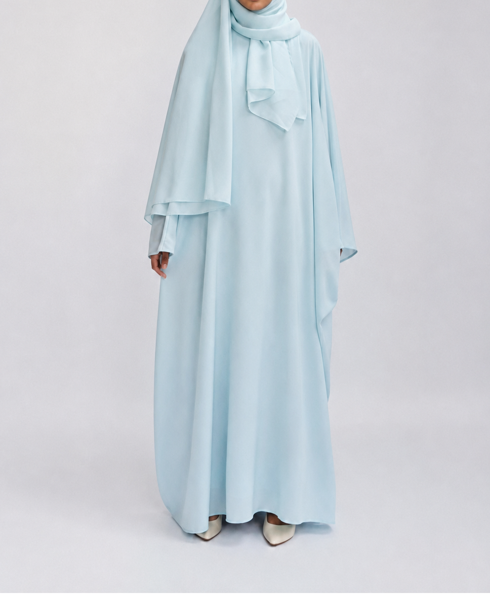 Bleu pastel Abaya