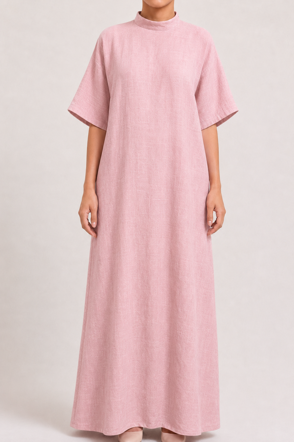 La Rosée linen Abaya