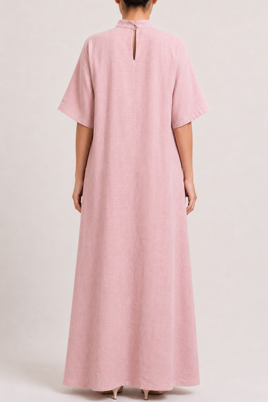 La Rosée linen Abaya