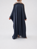 Classic Batwing Abaya in Blue