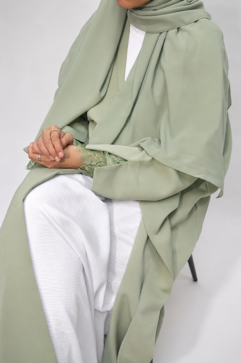 The Layali Lace Abaya