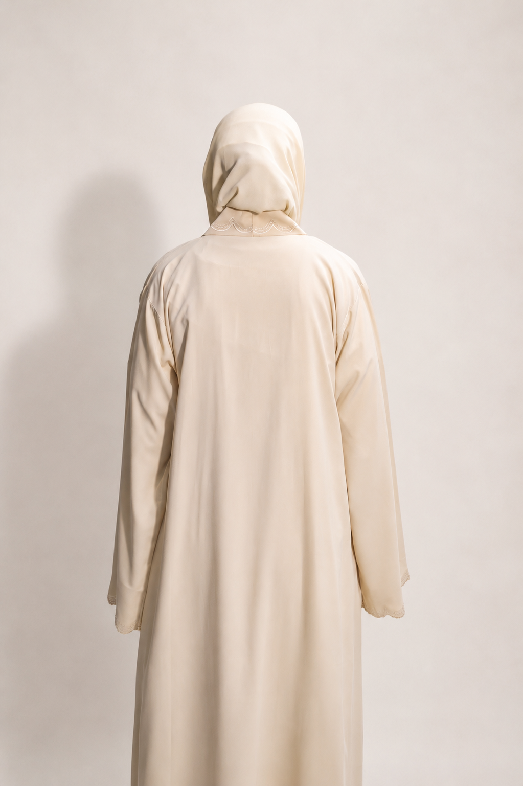 The Ivory Tie abaya