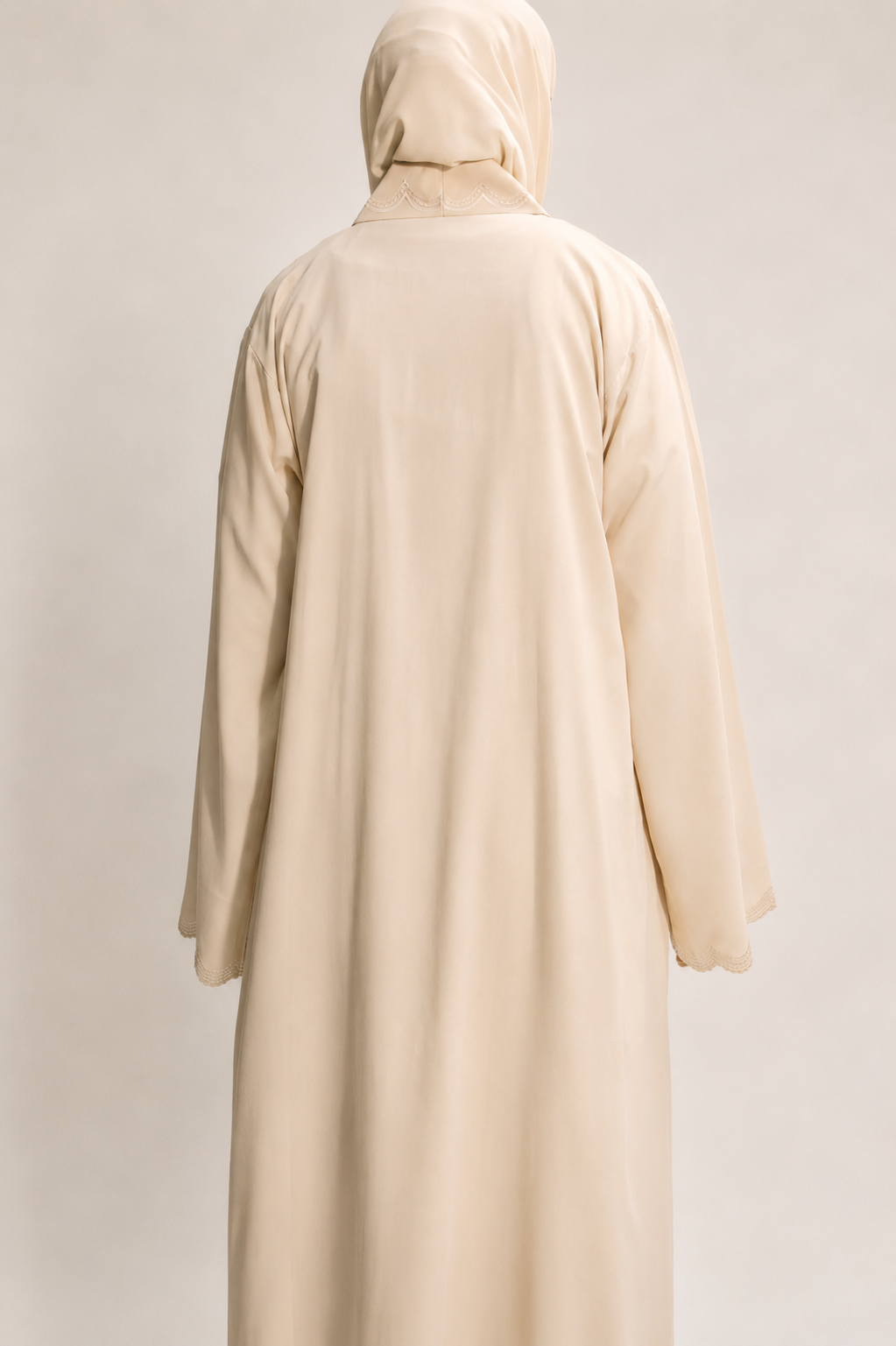 The Ivory Tie abaya