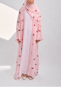 Rose d'Amour Abaya in Pink