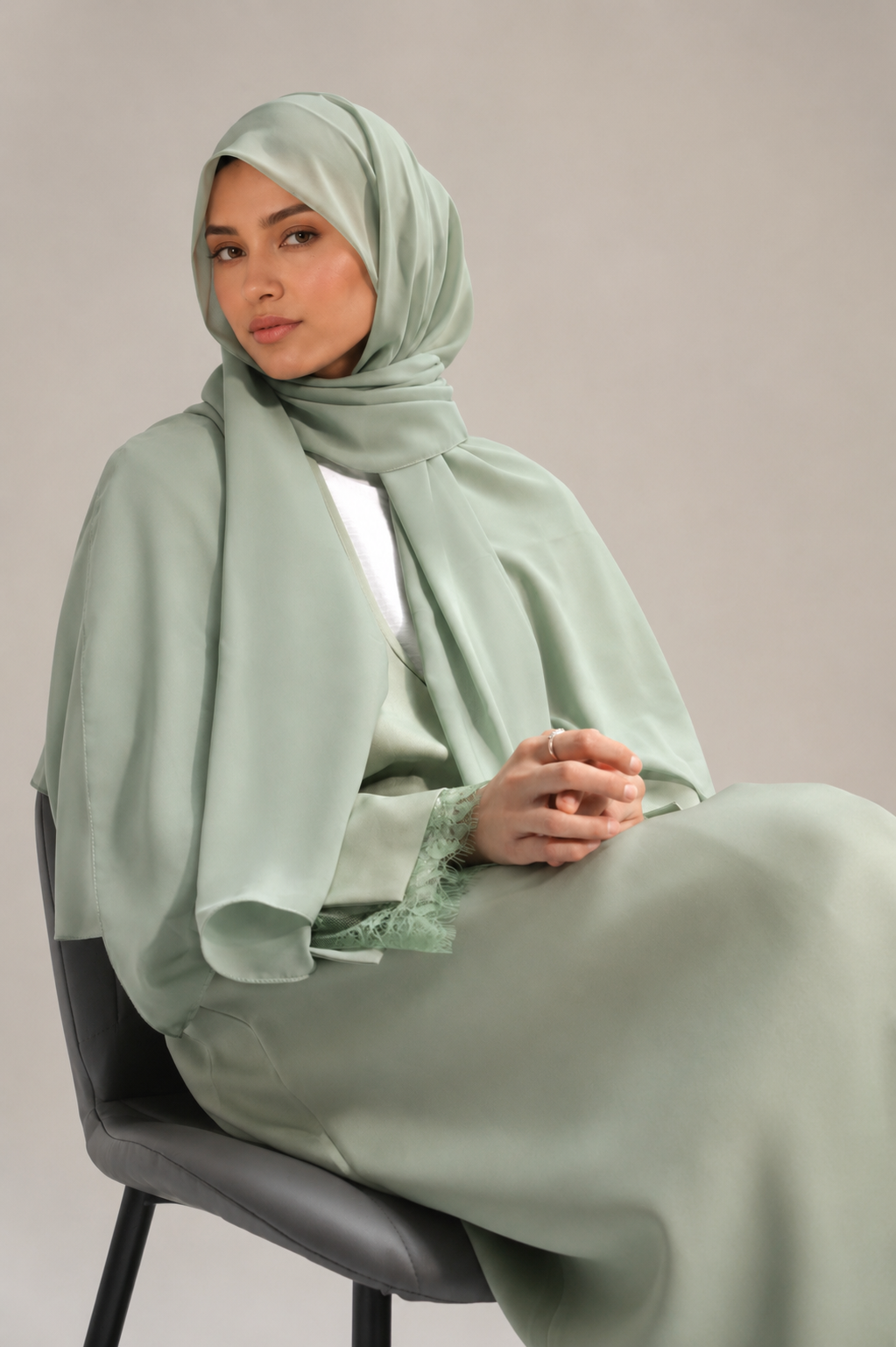 The Layali Lace Abaya