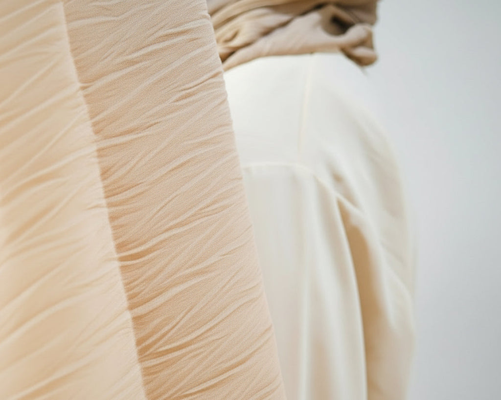 Basic abaya in cream