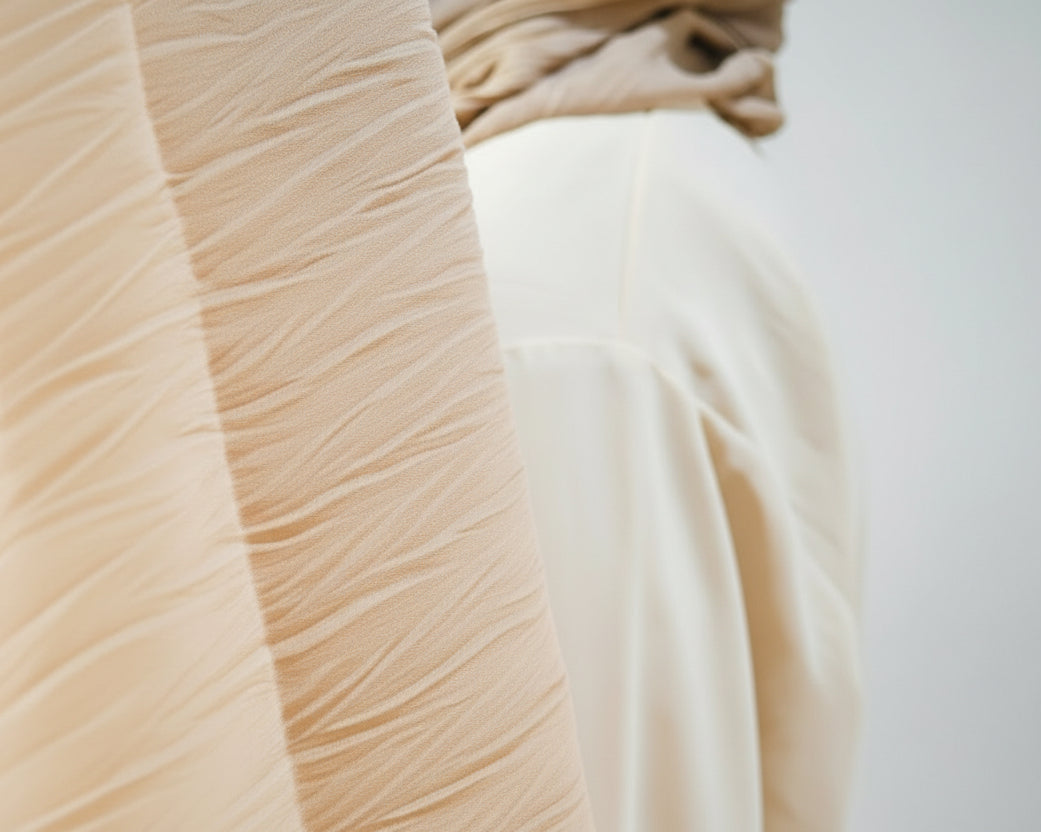 Basic abaya in cream