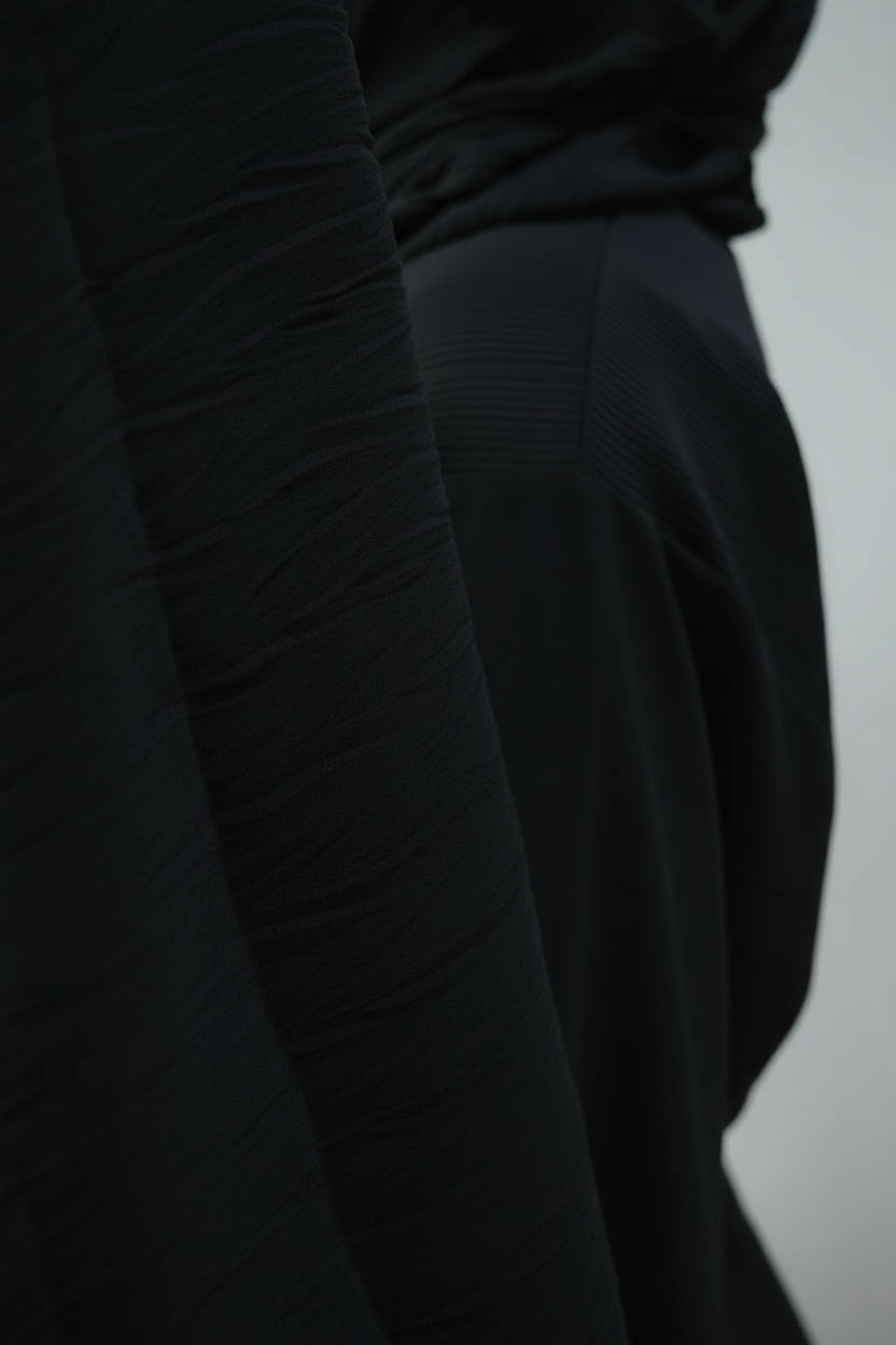 Basic abaya in black