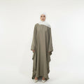 Signature Butterfly Abaya in grey