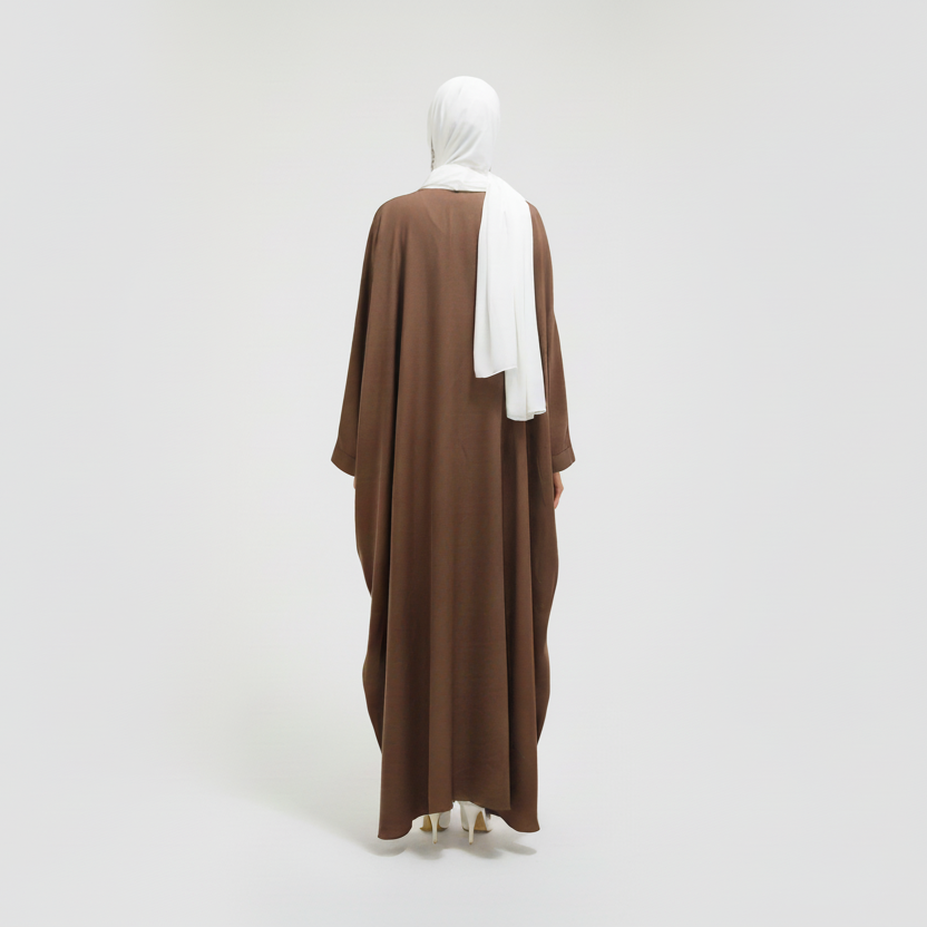 Classic Batwing Abaya Bronze