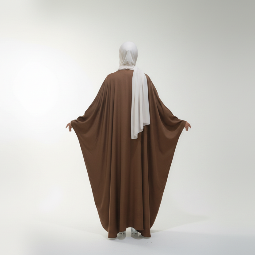 Classic Batwing Abaya Bronze