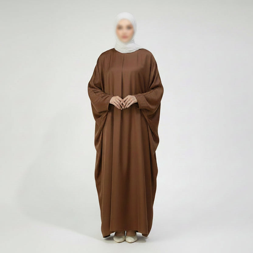 Classic Batwing Abaya Bronze