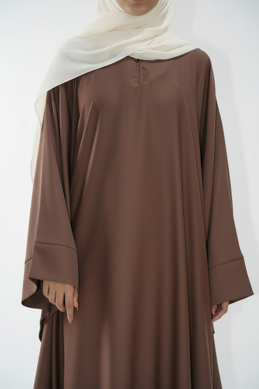Signature Butterfly Abaya in rose LAST ONE