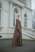 Signature Butterfly Abaya in rose LAST ONE