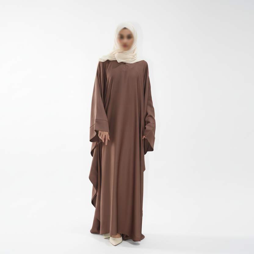 Signature Butterfly Abaya in rose LAST ONE