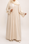 The Ivory Tie abaya
