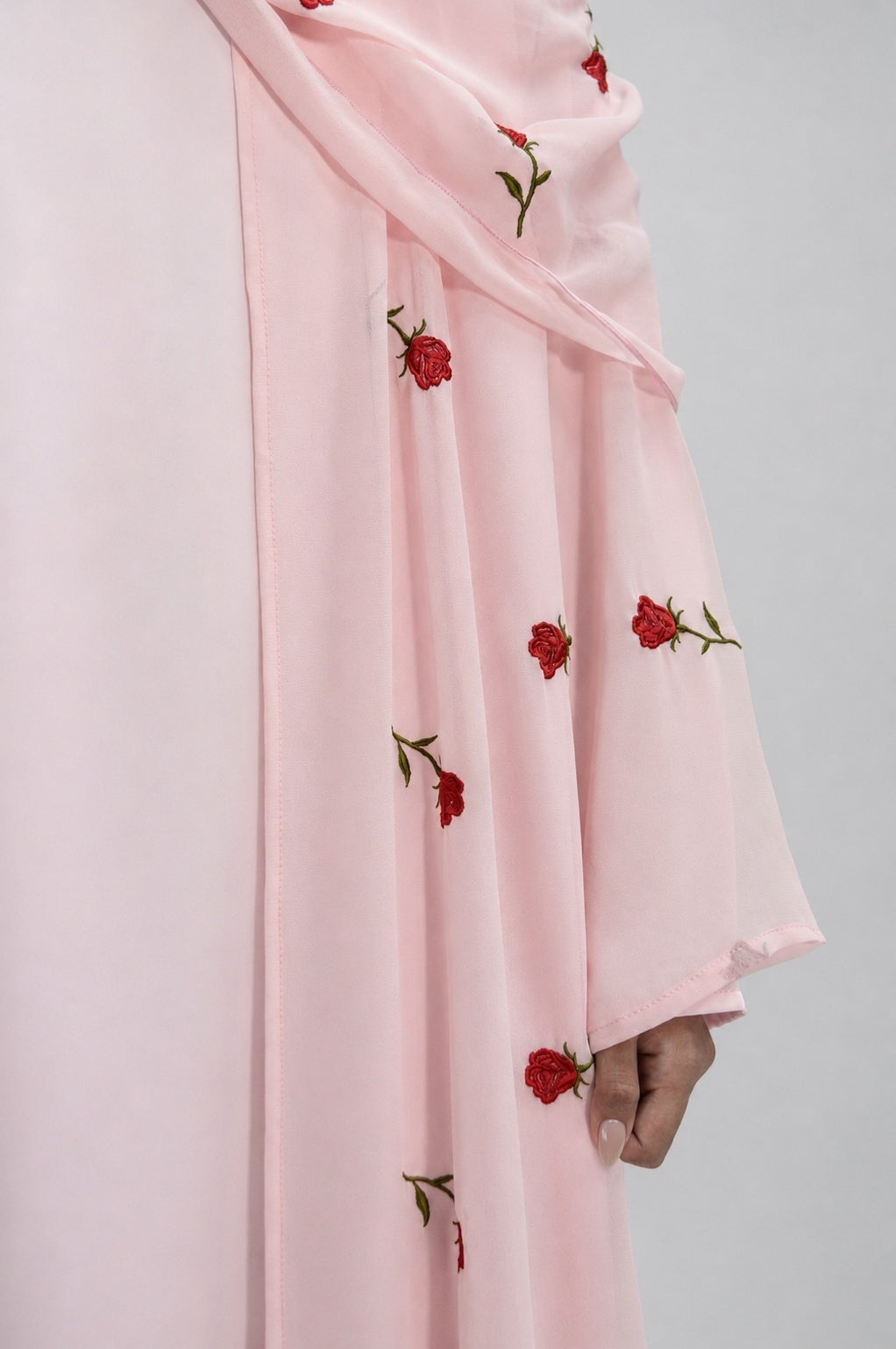 Rose d'Amour Abaya in Pink