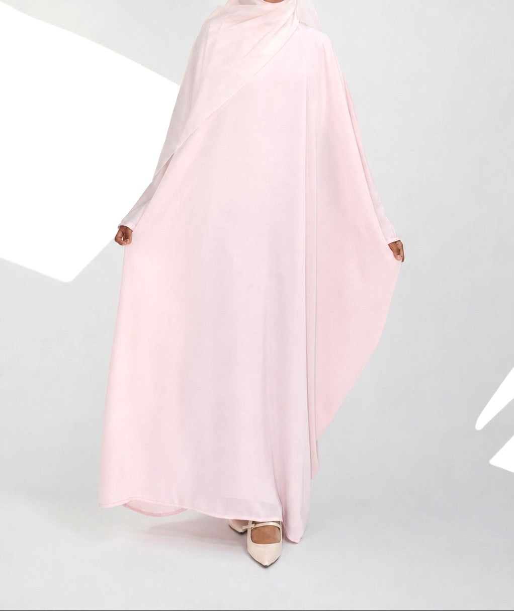 Rose pâle abaya