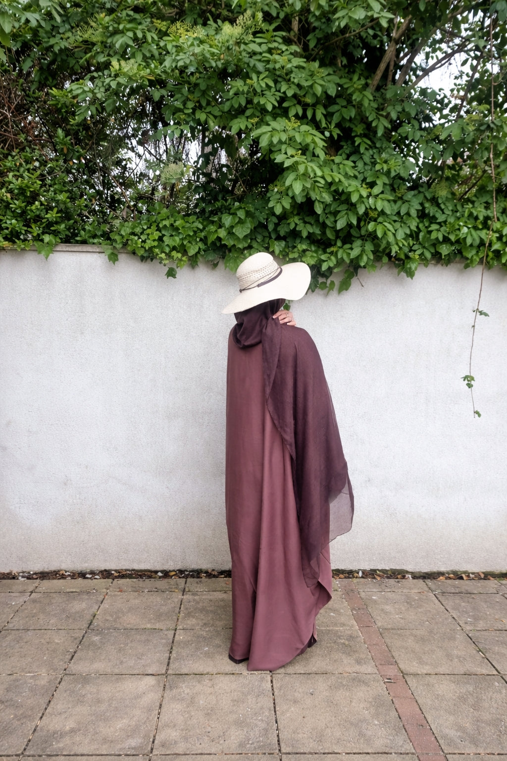 Signature Butterfly Abaya in Rose