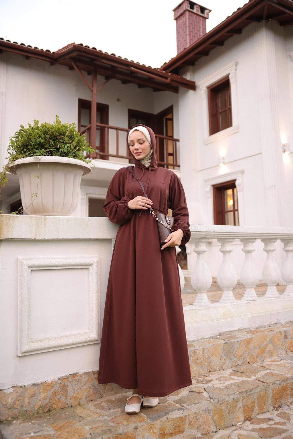 Hooded Sweatshirt Dress