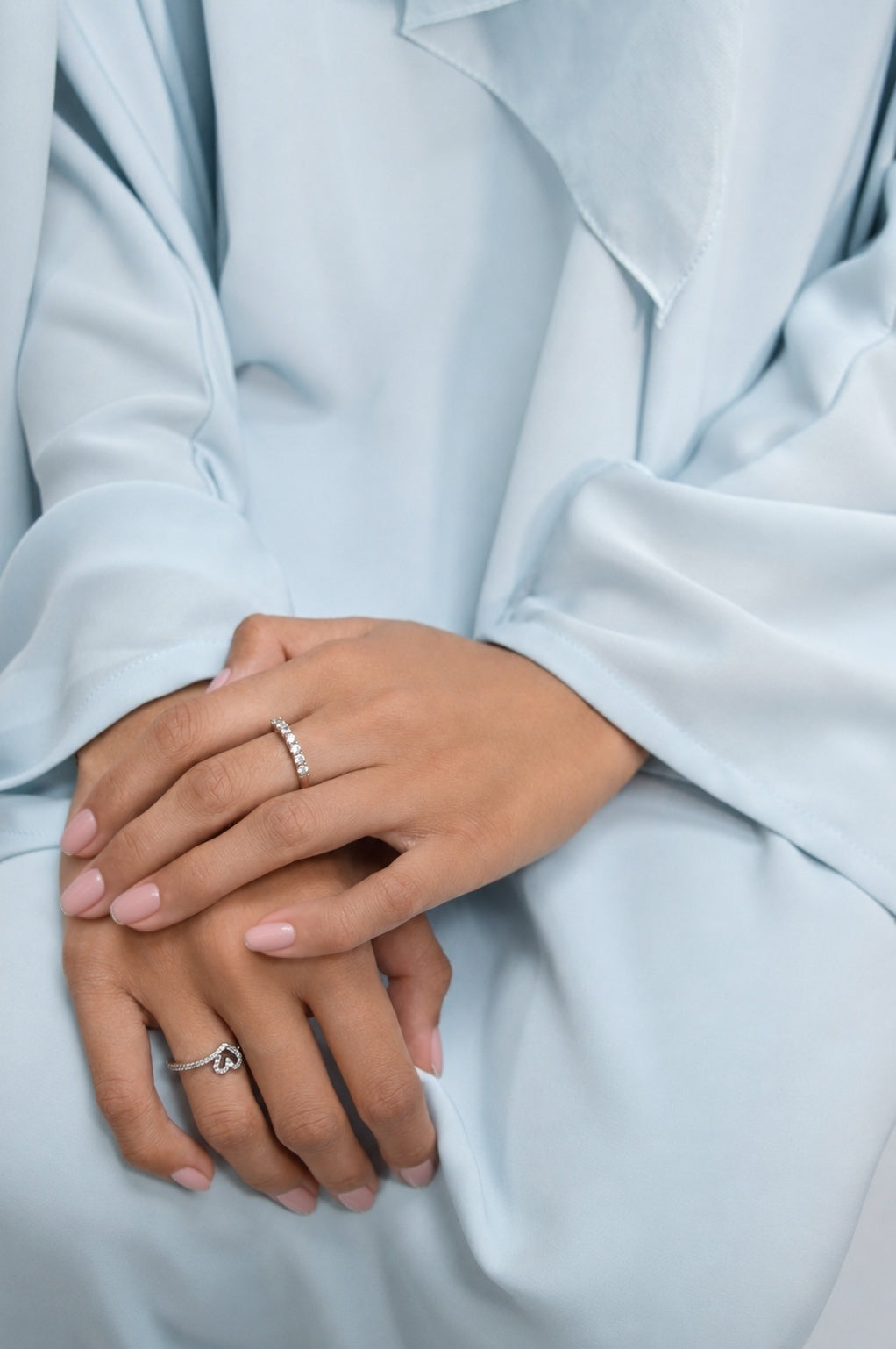 Bleu pastel Abaya